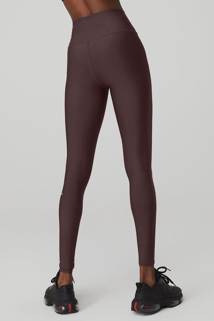 Black Alo Yoga High-Waist Airlift Women's Leggings | 24931GZXE