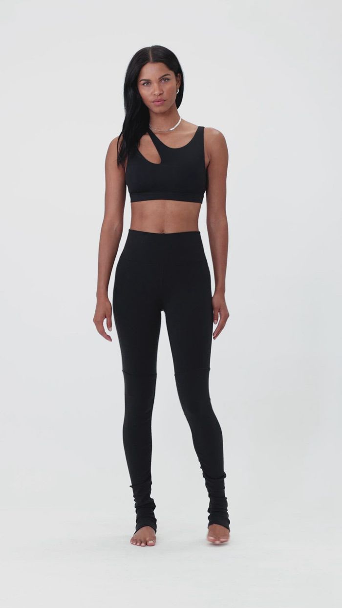 Black Alo Yoga High-Waist Goddess Women's Leggings | 96130JIEC