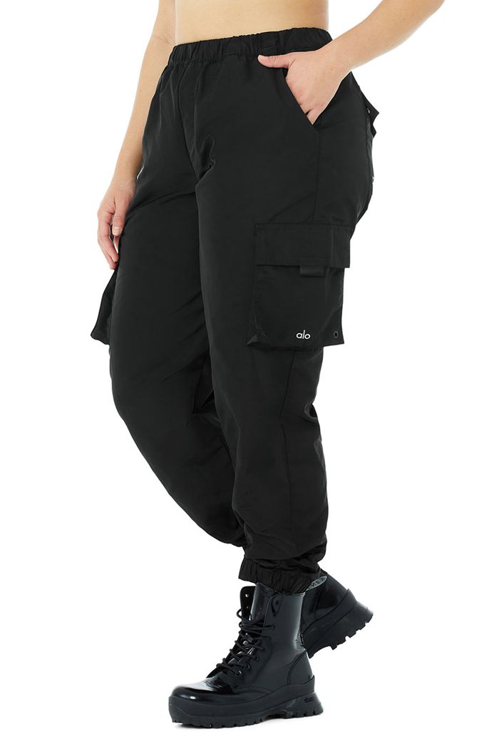 Black Alo Yoga It Girl Women's Pants | 02754PUXC