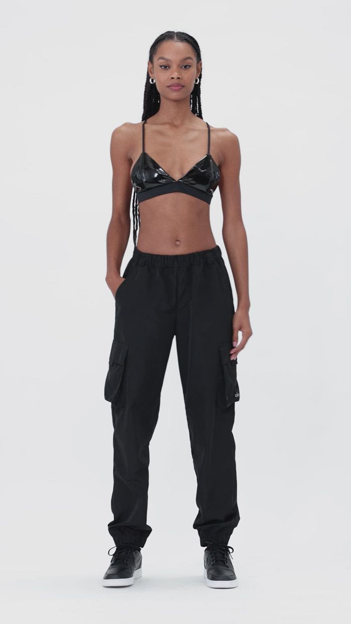 Black Alo Yoga It Girl Women's Pants | 16702YDUJ