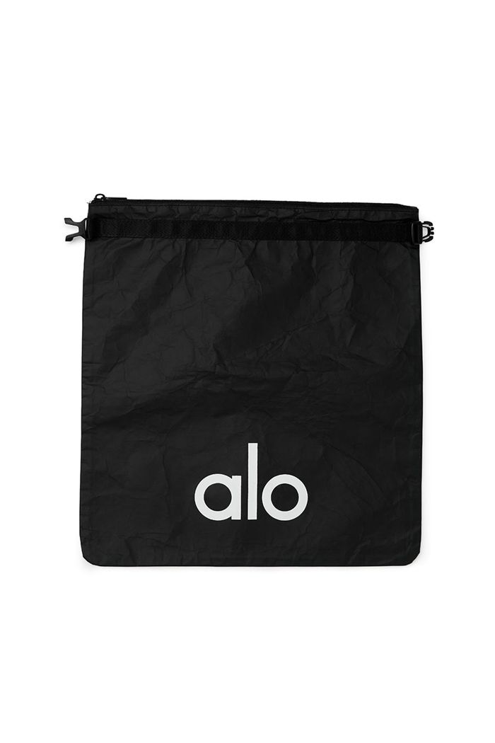 Black Alo Yoga Keep It Dry Fitness Men's Bags | 69384RSDA