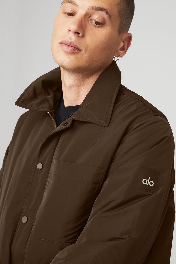 Black Alo Yoga Legend Men's Jackets | 42871YMIJ