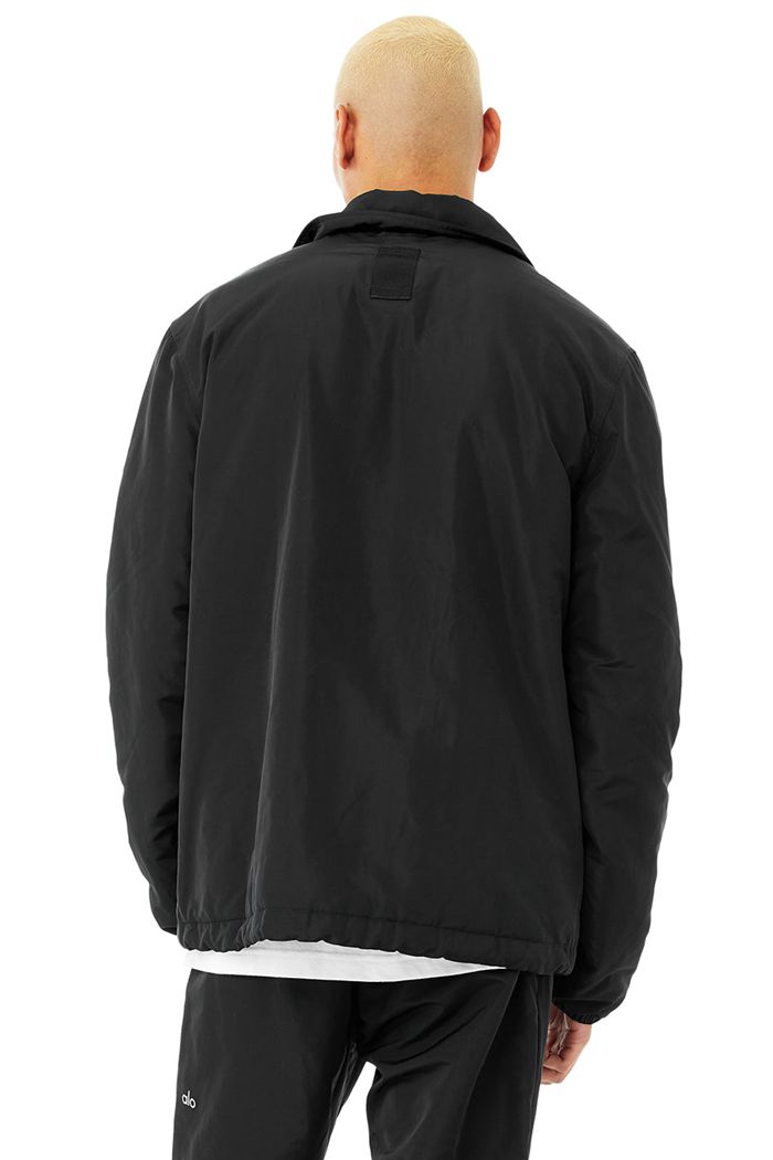 Black Alo Yoga Legend Men's Jackets | 45063XLOJ