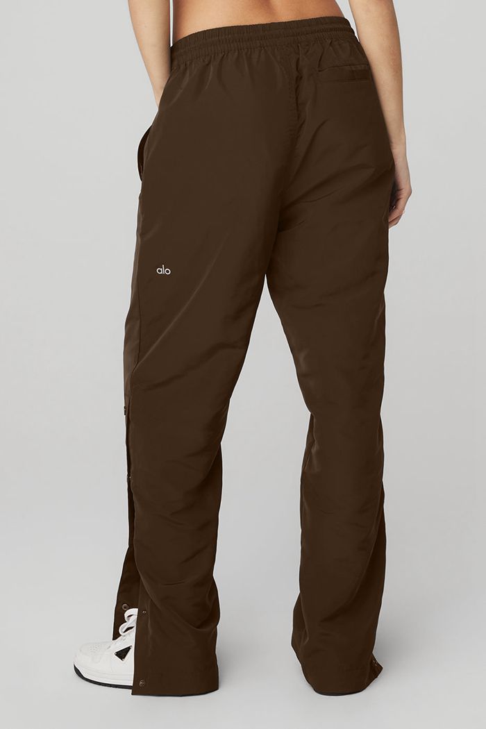 Black Alo Yoga Legend Snap Women's Pants | 09154NYVC