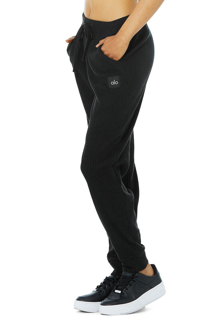 Black Alo Yoga Muse Sweat Women's Pants | 18462JWOT