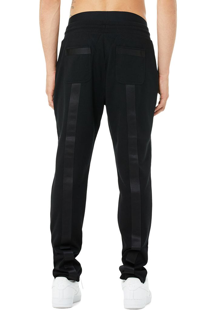 Black Alo Yoga Nomadic Sweat Men's Pants | 09726WFMH