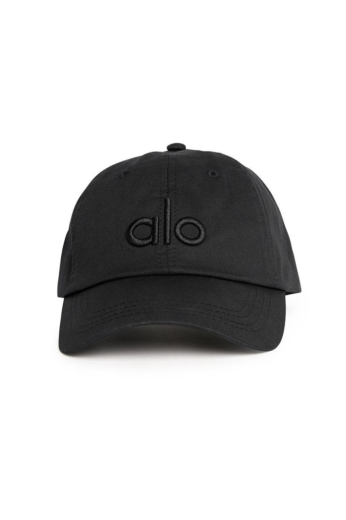 Black Alo Yoga Off-Duty Men's Cap | 35286CPMO