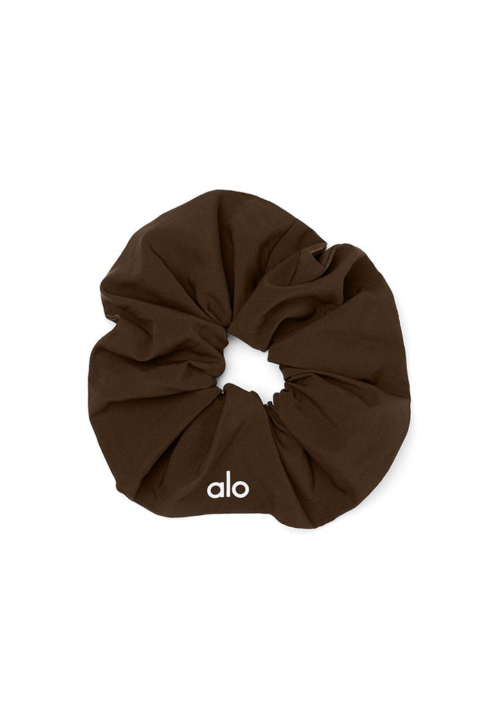 Black Alo Yoga Oversized Women\'s Scrunchie | 43816BTQY