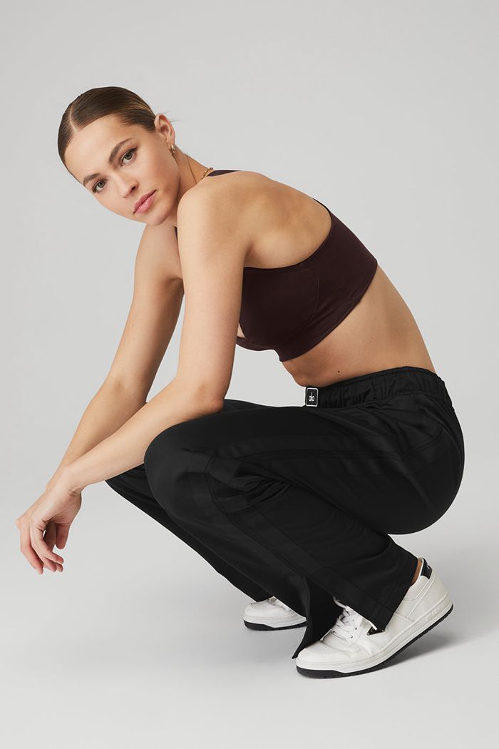 Black Alo Yoga Prizewinner Women's Pants | 65234AFBI