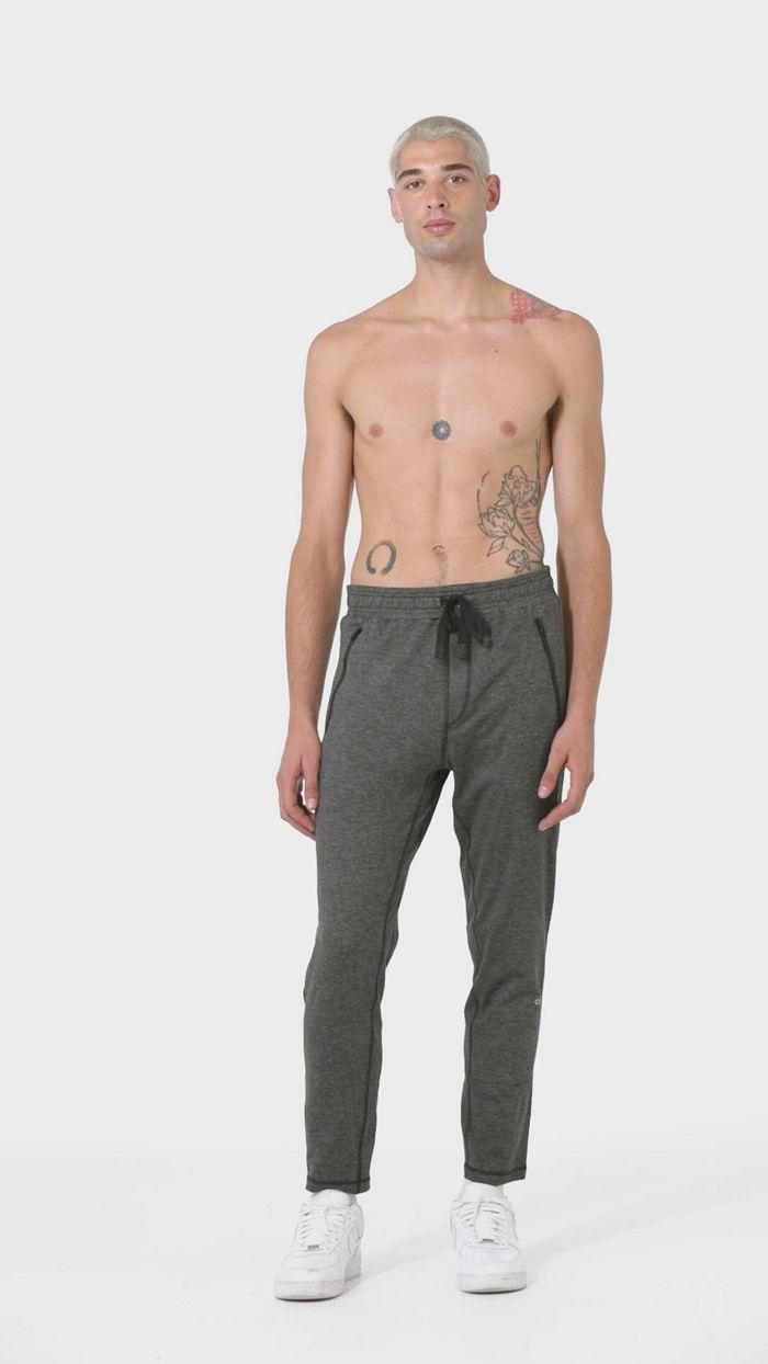 Black Alo Yoga Renew Lounge Men's Pants | 17648TLFB