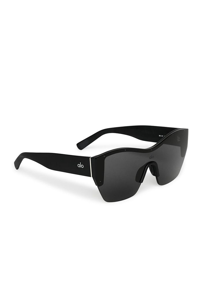 Black Alo Yoga Stunner Women's Sunglasses | 82453DGSB