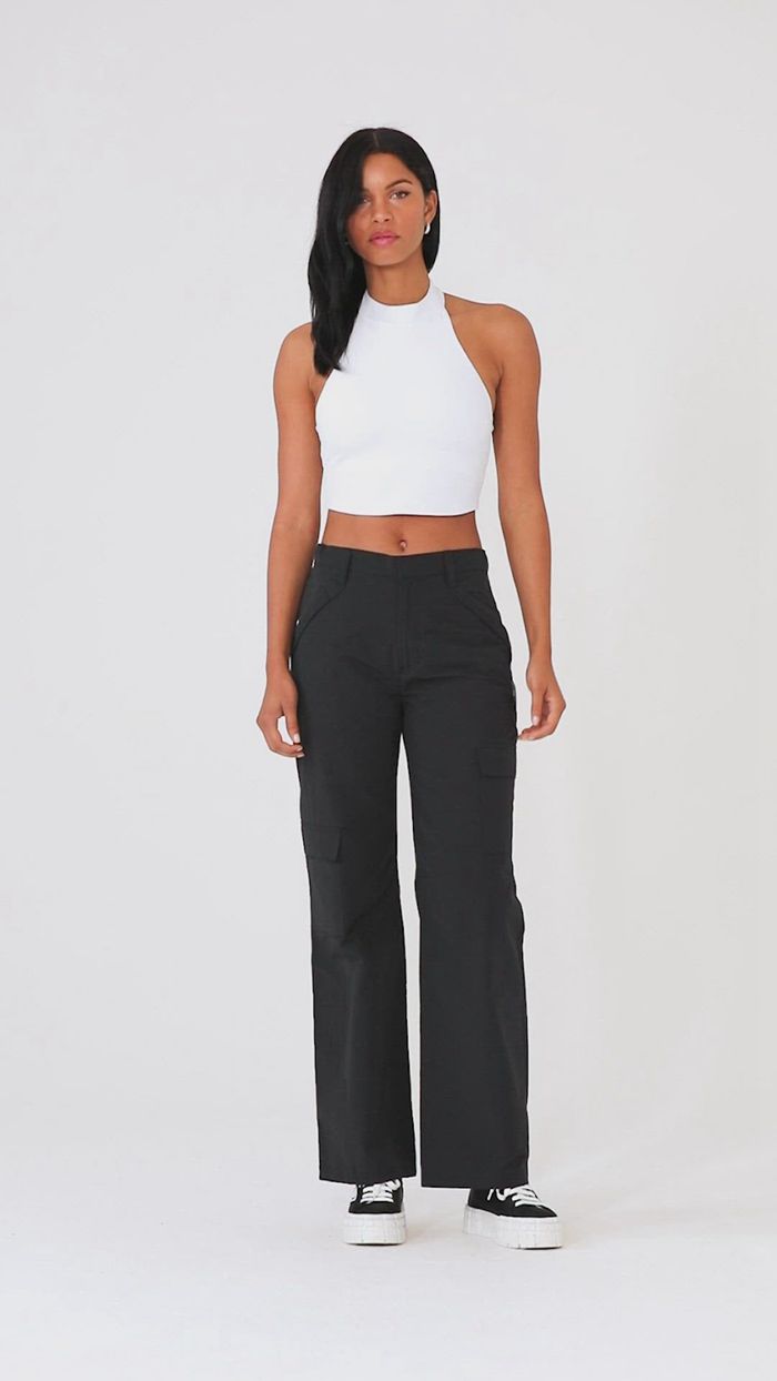 Black Alo Yoga The Edge Women's Trousers | 36498LACM