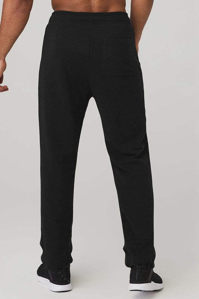 Black Alo Yoga The Qualifier Men's Pants | 25893HGRY