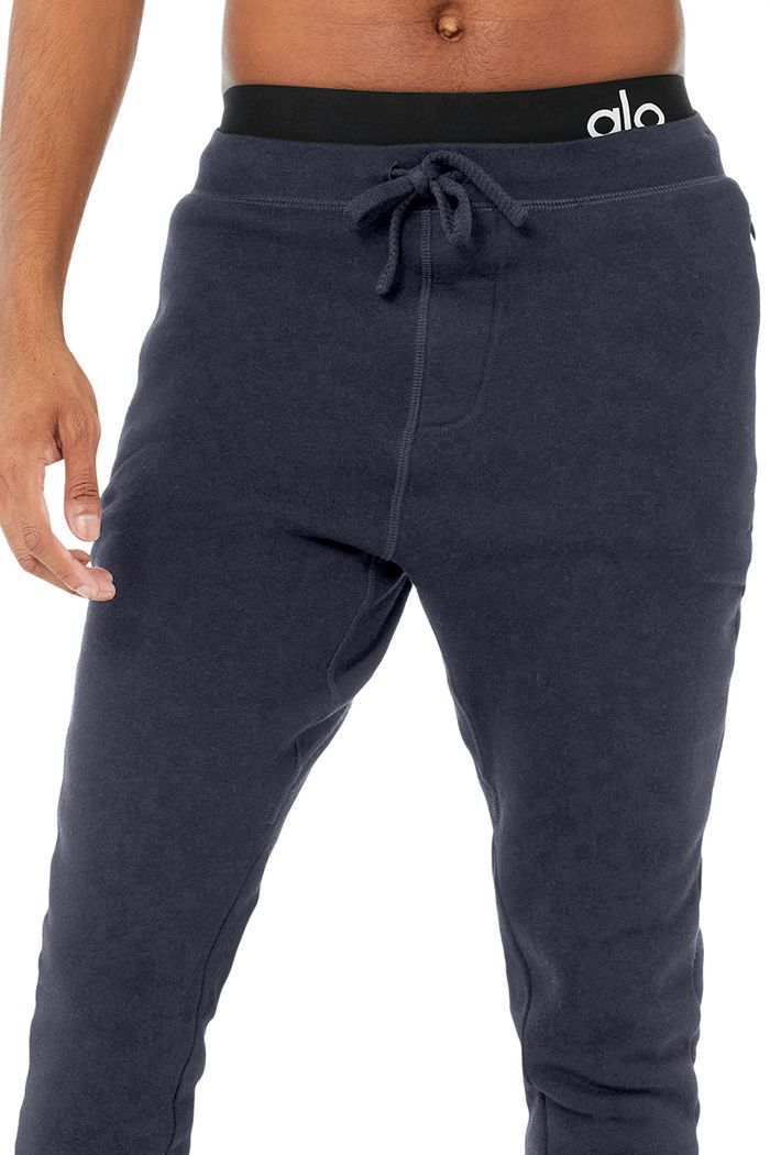 Black Alo Yoga The Triumph Sweat Men's Pants | 29106BJDC