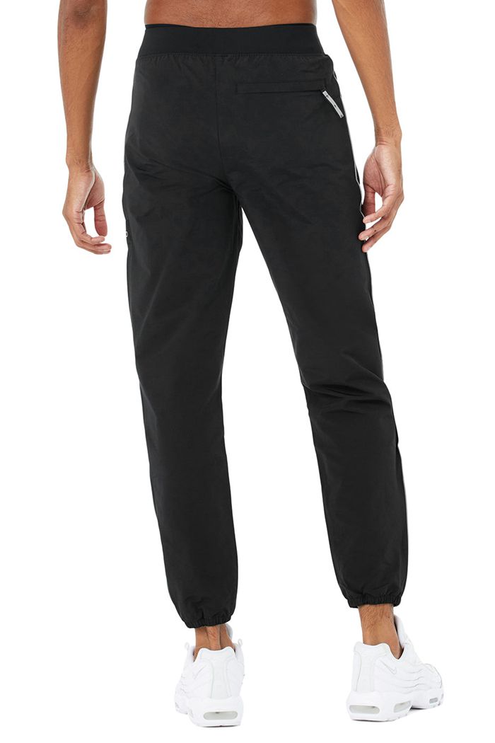 Black Alo Yoga Torrent Track Sweat Men's Pants | 49178PYWL