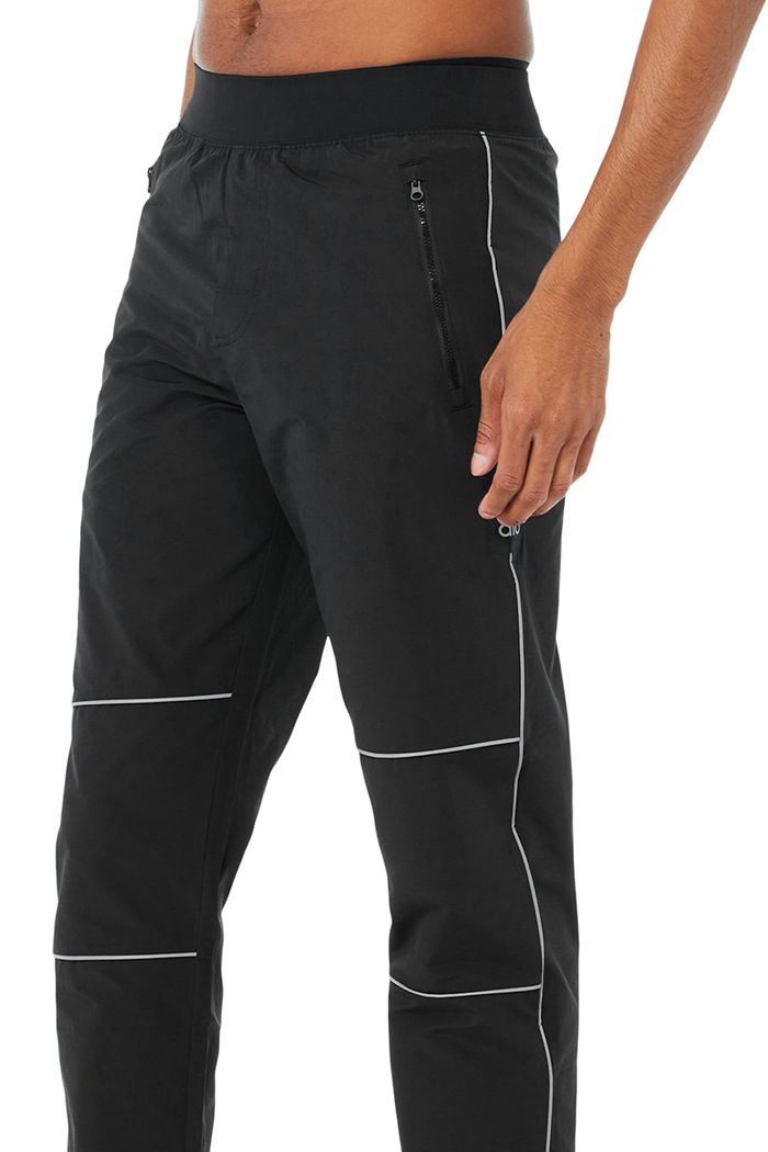 Black Alo Yoga Torrent Track Sweat Men's Pants | 49178PYWL