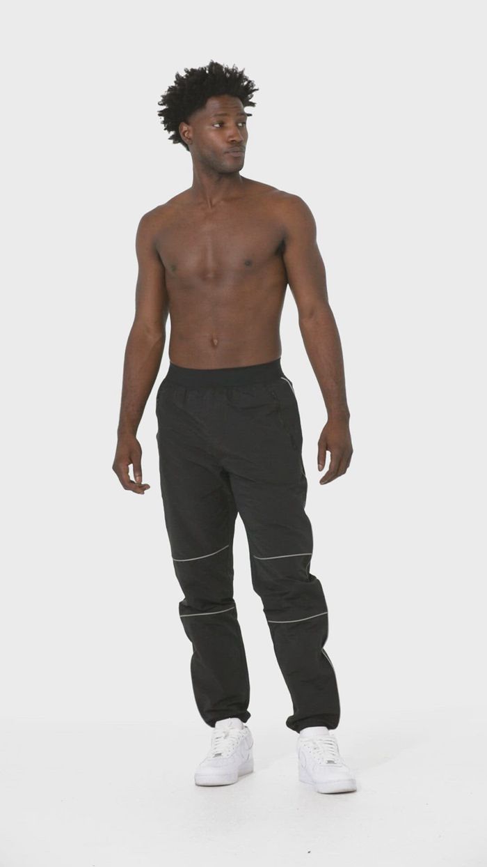 Black Alo Yoga Torrent Track Sweat Men's Pants | 49178PYWL