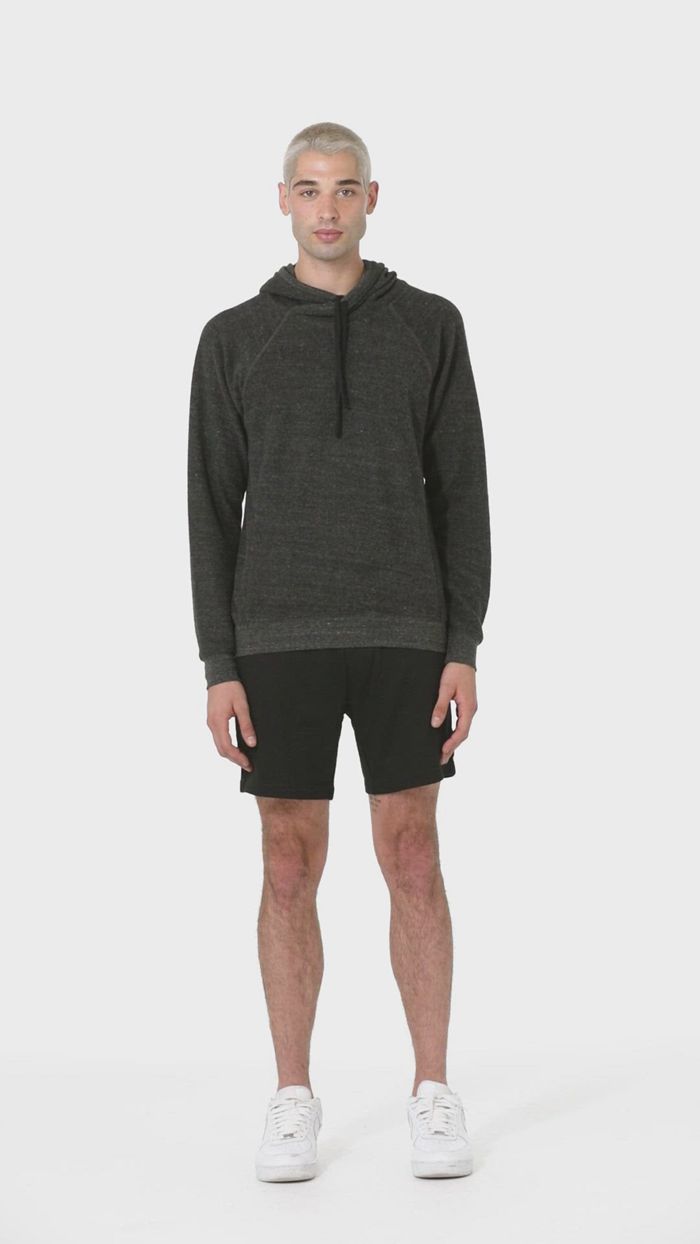 Black Alo Yoga Triumph Men's Hoodie | 28970FXPH