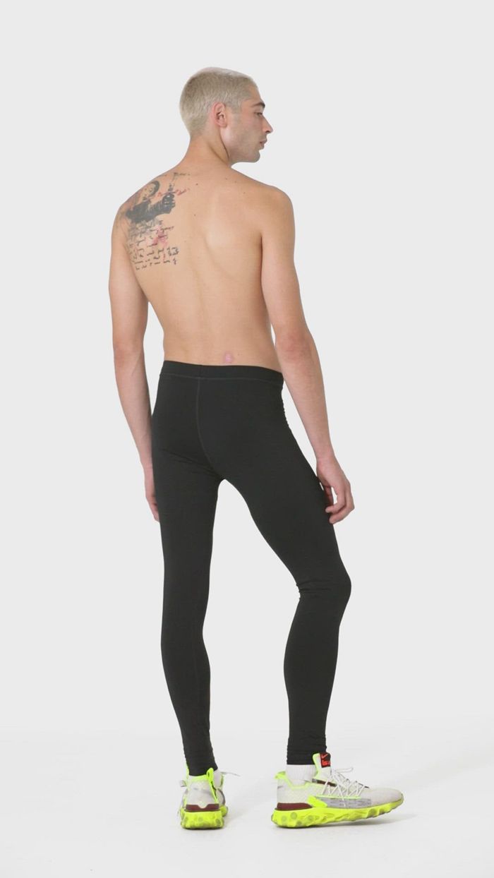 Black Alo Yoga Warrior Compression Men's Pants | 52896XZUF