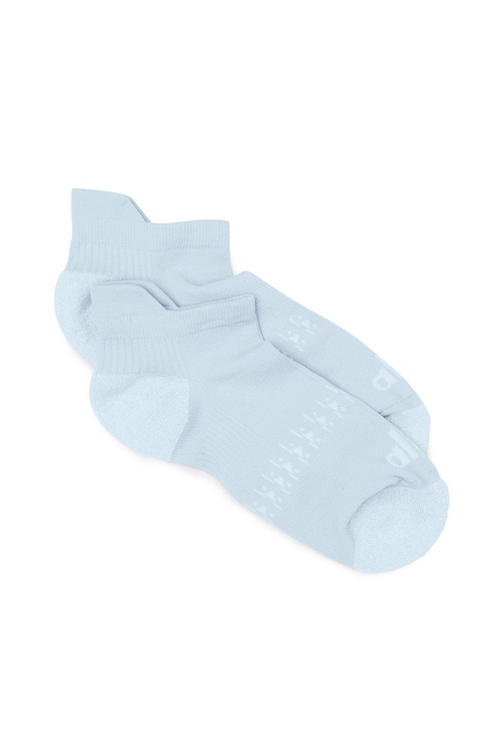 Blue White Alo Yoga Performance Tab Women\'s Socks | 12970TCSV