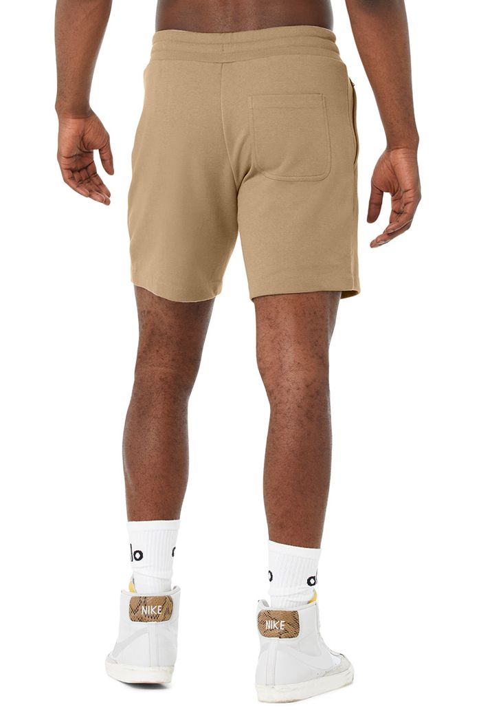 Brown Alo Yoga Chill Men's Short | 13697PLSC