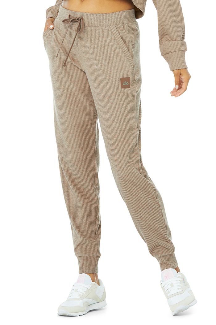 Brown Alo Yoga Muse Sweat Women's Pants | 93051DOUK