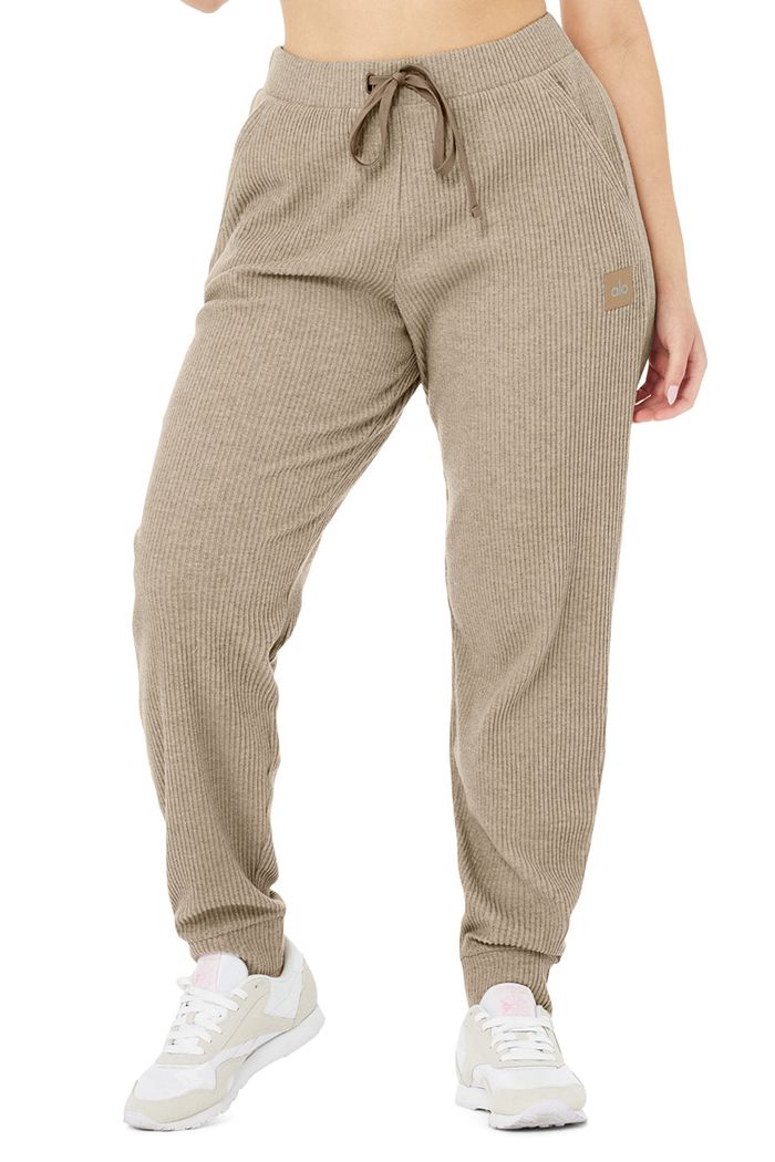 Brown Alo Yoga Muse Sweat Women's Pants | 93051DOUK