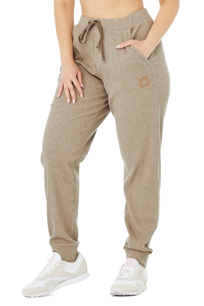 Brown Alo Yoga Muse Sweat Women's Pants | 93051DOUK