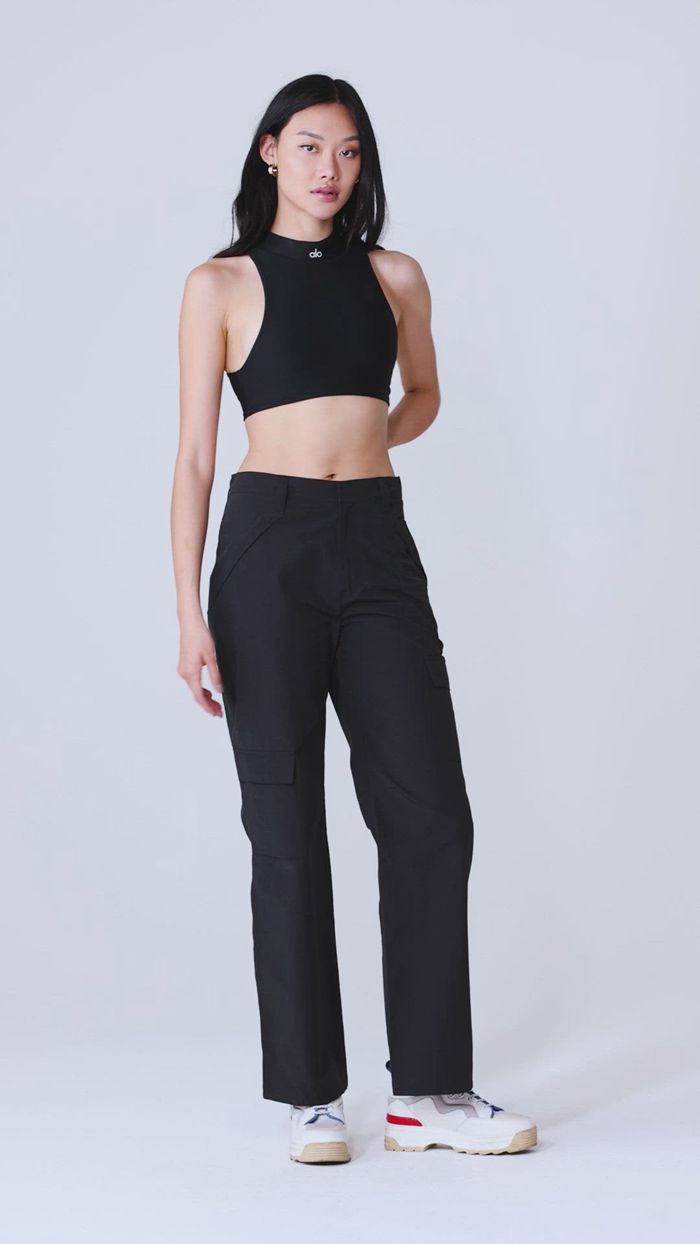 Brown Alo Yoga The Edge Women's Trousers | 27540GDPR