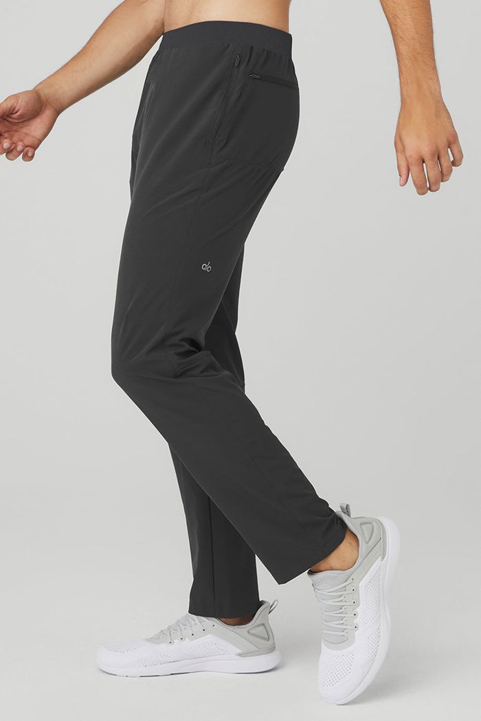 Dark Grey Alo Yoga Rival Men\'s Pants | 38067GZPJ