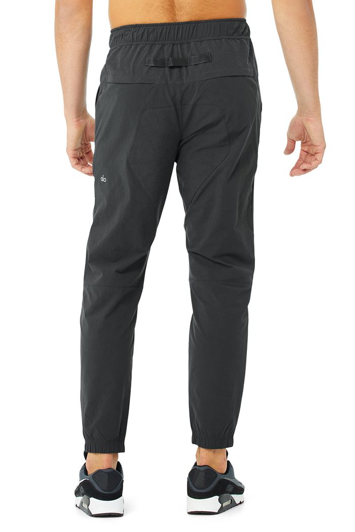 Dark Grey Alo Yoga Talus Tech Men's Pants | 69185JUEV