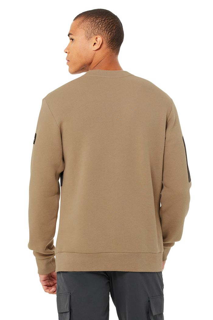 Dark Grey Alo Yoga Traverse Men's Pullover | 69803YRKT