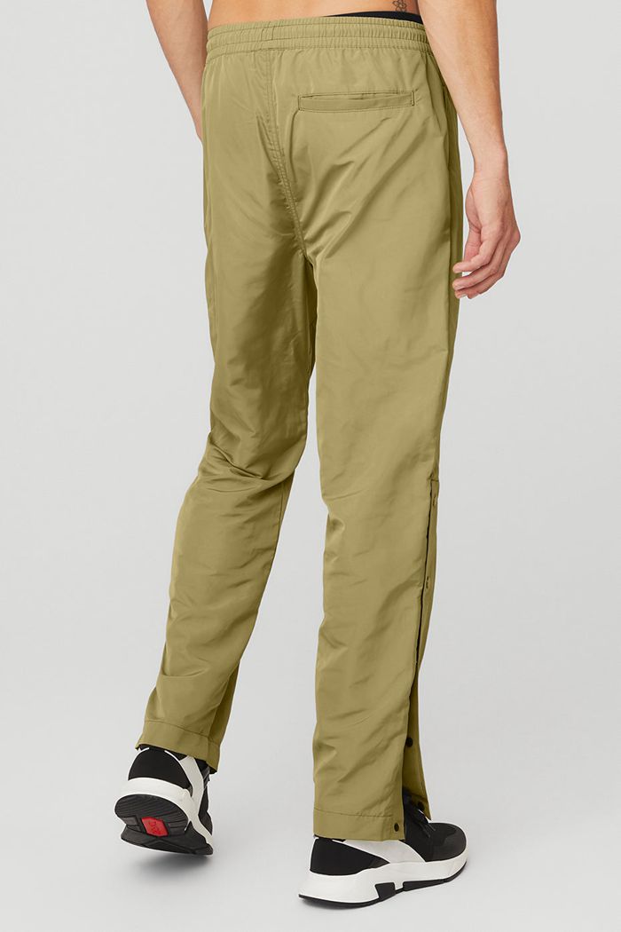 Green Alo Yoga Legend Snap Men's Pants | 24613GIKN