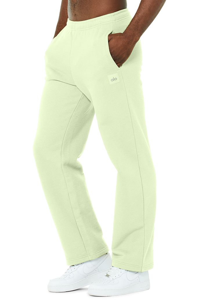 Green Alo Yoga Renown Sweat Men's Pants | 50491HGOY