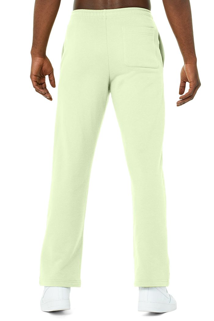 Green Alo Yoga Renown Sweat Men's Pants | 50491HGOY