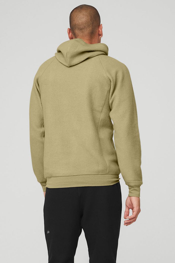 Green Alo Yoga The Triumph Men's Hoodie | 05942SMON