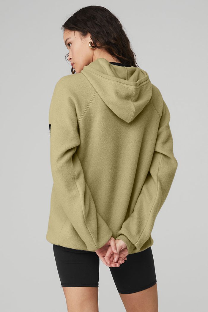 Green Alo Yoga The Triumph Women's Hoodie | 64870UALV