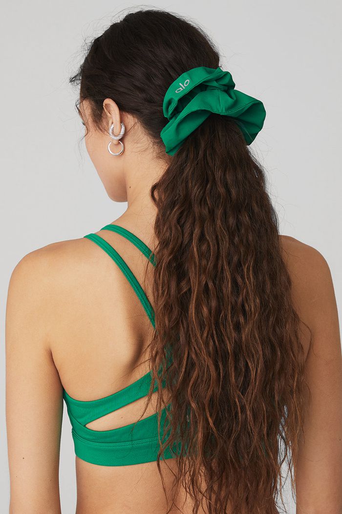 Green Turquoise Alo Yoga Oversized Women's Scrunchie | 57680UTON