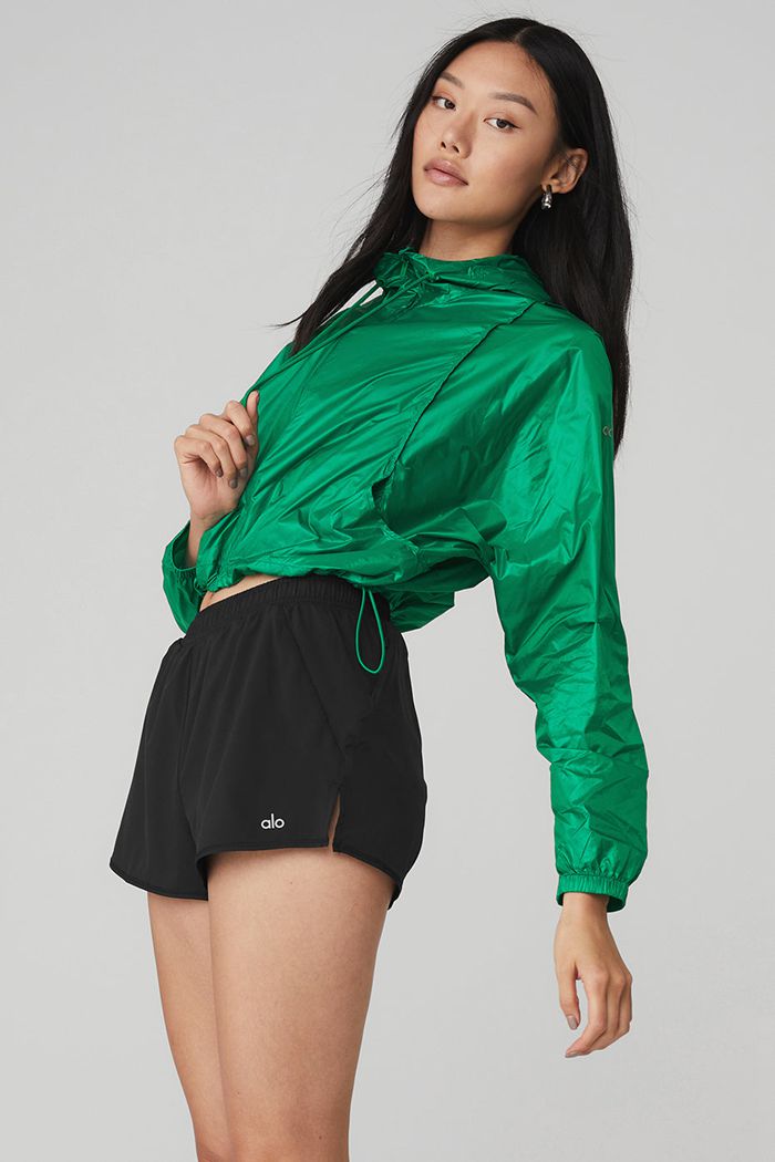 Green Turquoise Alo Yoga Sprinter Women's Jackets | 81539AWET