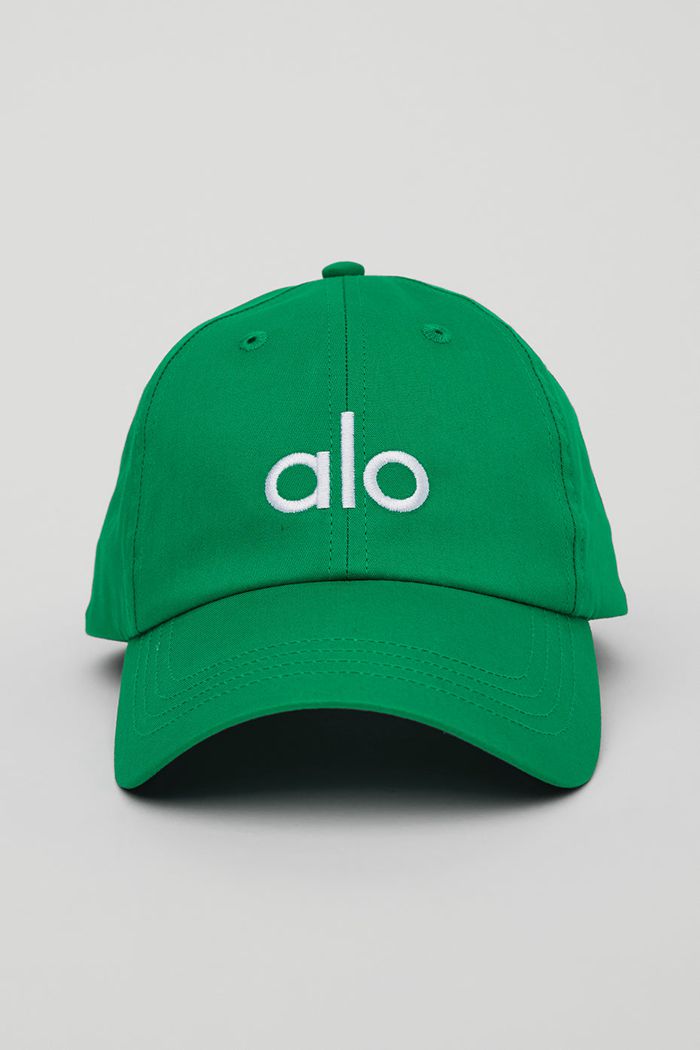 Green Turquoise White Alo Yoga Off-Duty Women's Cap | 20196QNMG