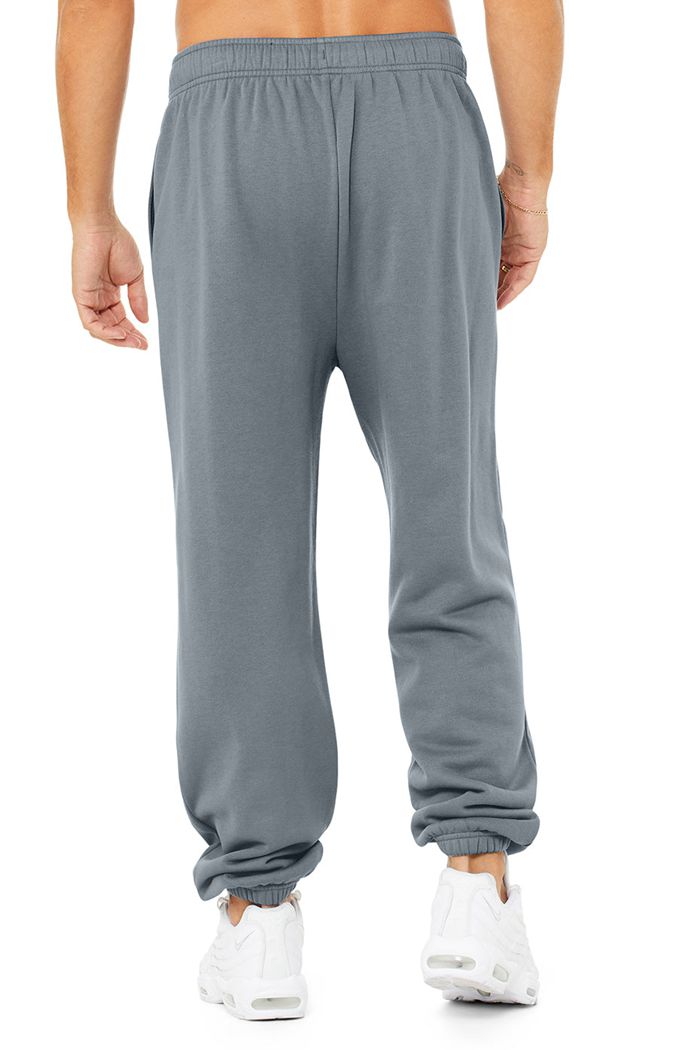 Grey Alo Yoga Accolade Sweat Men's Pants | 05146LYOW