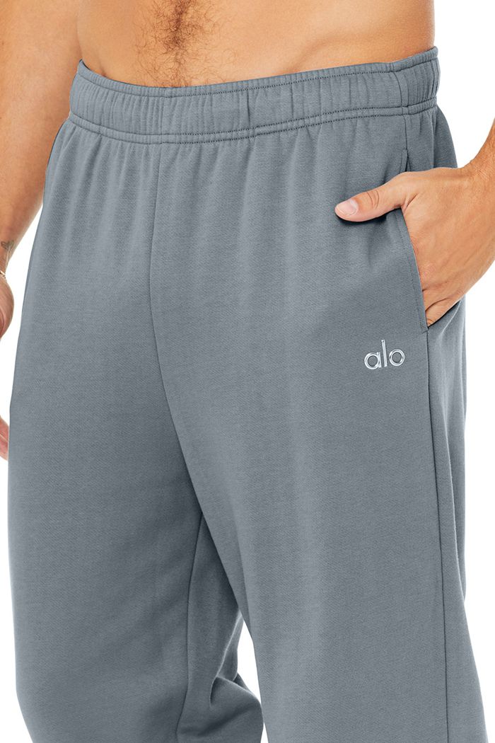 Grey Alo Yoga Accolade Sweat Men's Pants | 05146LYOW