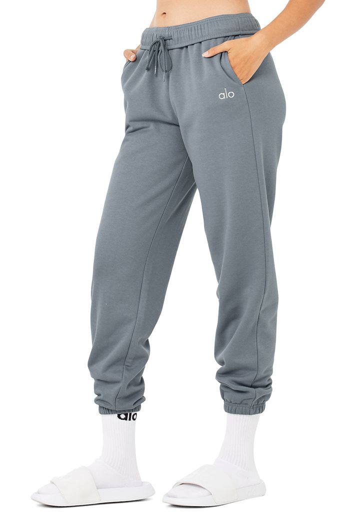 Grey Alo Yoga Accolade Sweat Women's Pants | 29875IWQK