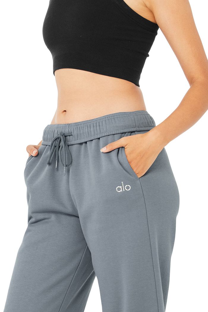 Grey Alo Yoga Accolade Sweat Women's Pants | 29875IWQK