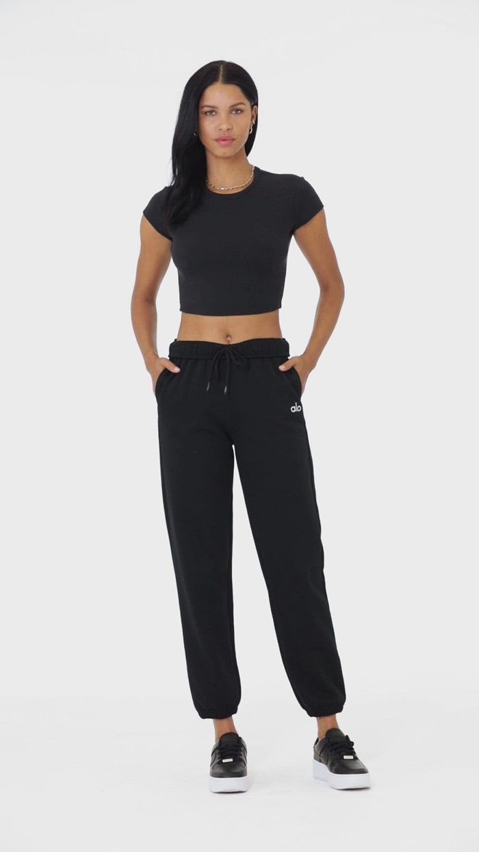 Grey Alo Yoga Accolade Sweat Women's Pants | 29875IWQK