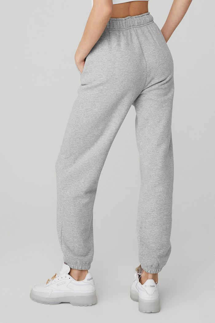 Grey Alo Yoga Accolade Sweat Women's Pants | 47209BLJW