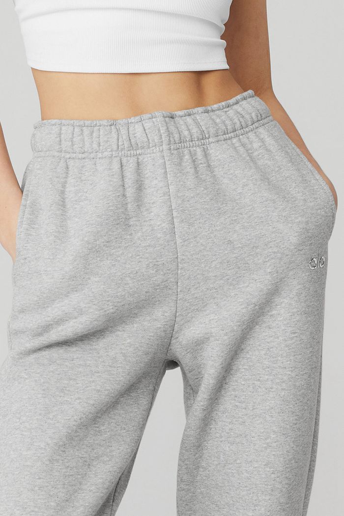 Grey Alo Yoga Accolade Sweat Women's Pants | 47209BLJW