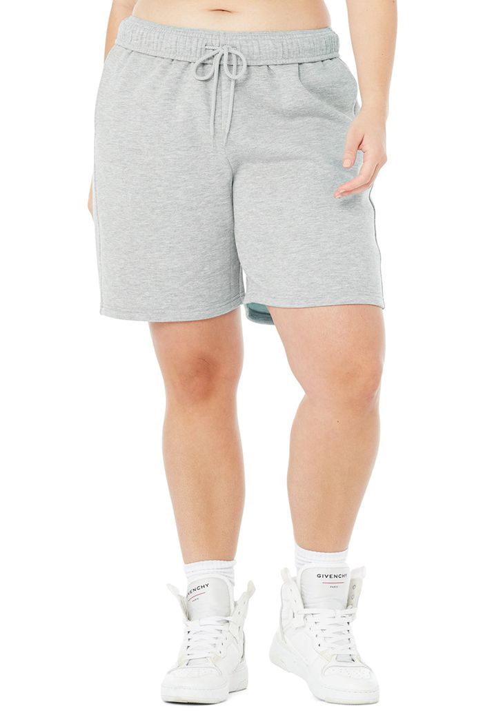 Grey Alo Yoga Accolade Sweat Women's Short | 79305KVZY