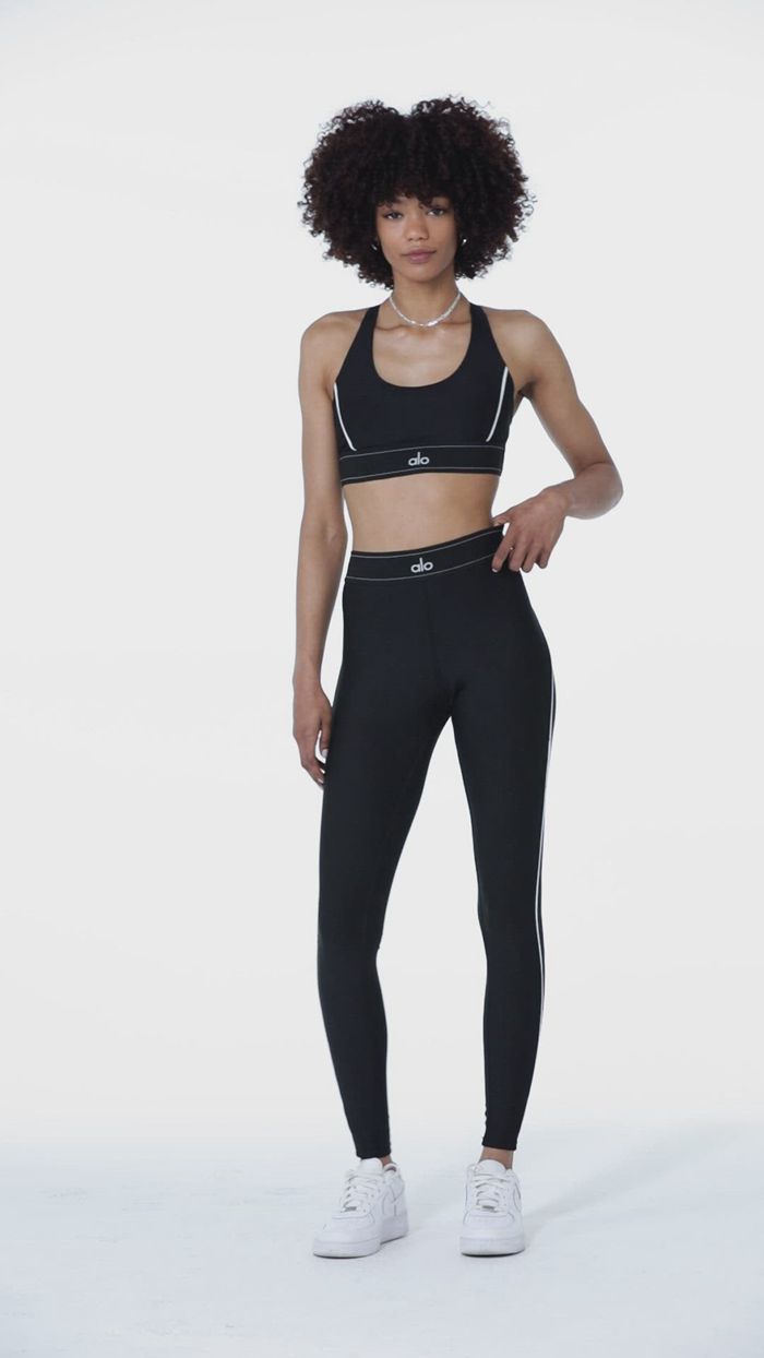 Grey Alo Yoga Airlift High-Waist Suit Up Women's Leggings | 07328HMJC