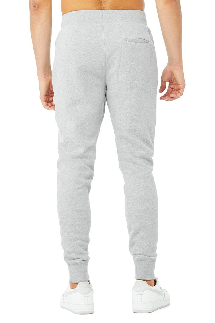 Grey Alo Yoga Baseline Sweat Men's Pants | 04319JAXT